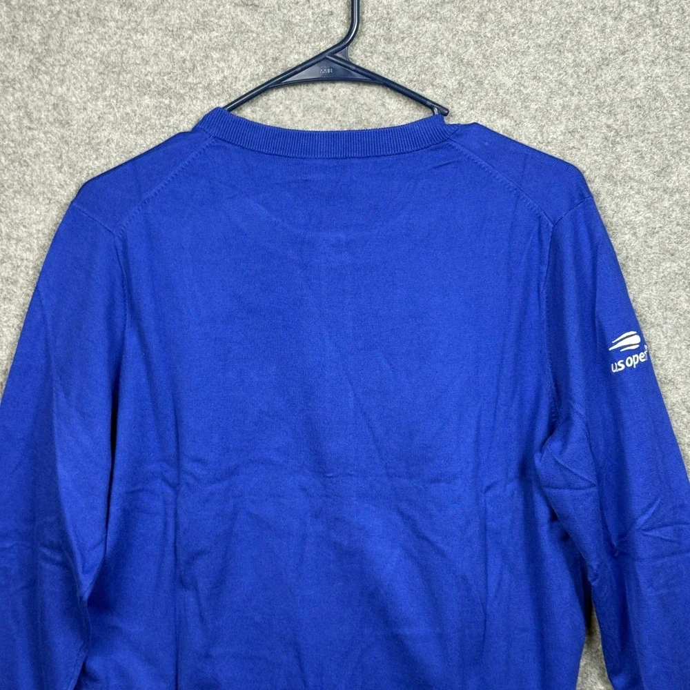 Polo Ralph Lauren Womens Blue US Open Cardigan Sweater Button Front Size L - Picture 8 of 11